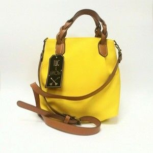 NWT Twig and Arrow Yellow Crossbody Handbag